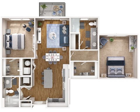 Downing Floor Plan